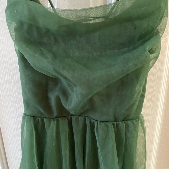 Hello Molly Dark Green Midi Dress - Picture 4 of 6